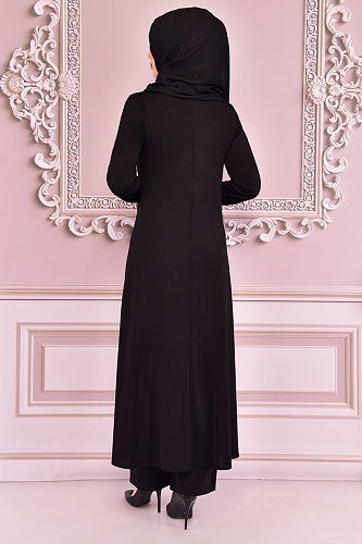 moda selvim مجمعةASM7031-M أسود - Thumbnail