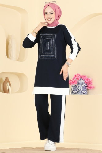 A.Y.D. - Şerit Detaylı 2 li Takım 2803AYD574 Laci