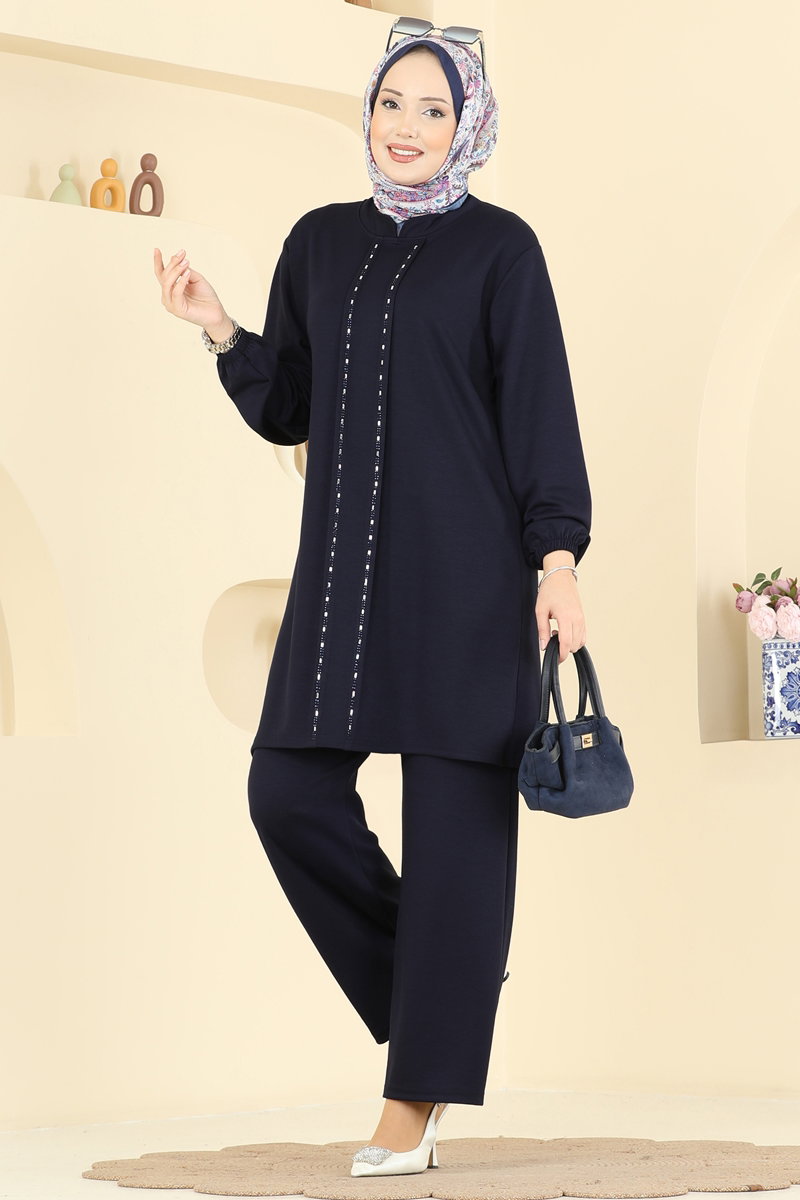 Şerit Detaylı Modal Takım 2785AYD574 Laci