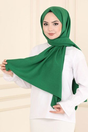 moda selvim Shawl 05AFV475 Benetton Green - Thumbnail