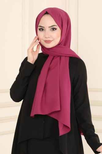 moda selvim 05AFV475 فوشي شال - Thumbnail
