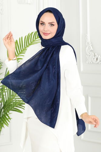 I.P.K. - SHAWL 131IPK758 Navy Blue