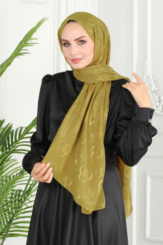 I.P.K. - SHAWL 131IPK758 Petroleum Green