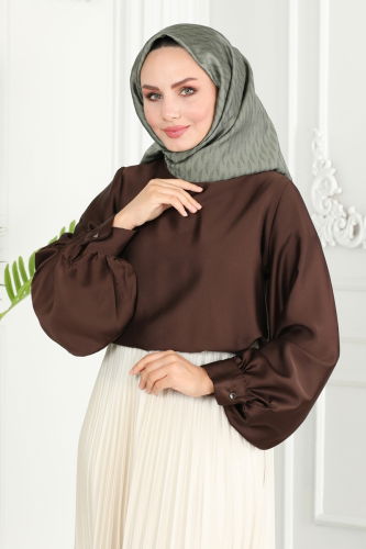 I.P.K. - SHAWL 132IPK758 Light Khaki