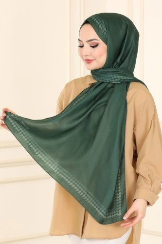 moda selvim Shawl 217IPK758 Khaki - Thumbnail