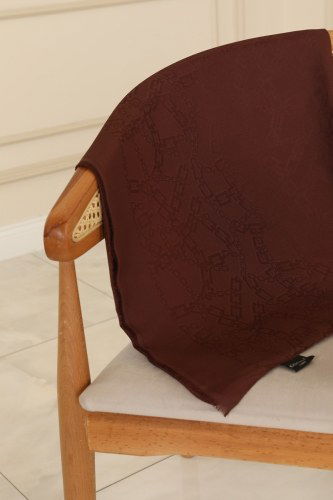 moda selvim Shawl 223IPK758 Brown - Thumbnail