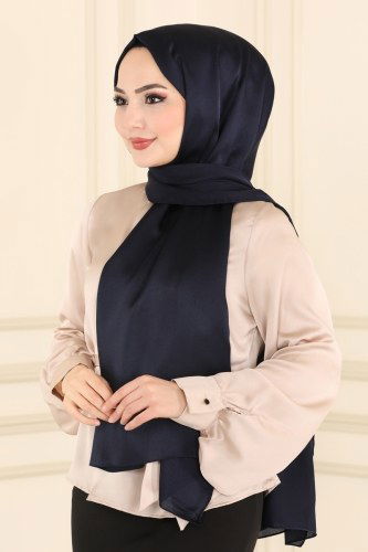 I.P.K. - Shawl 224IPK758 Navy Blue