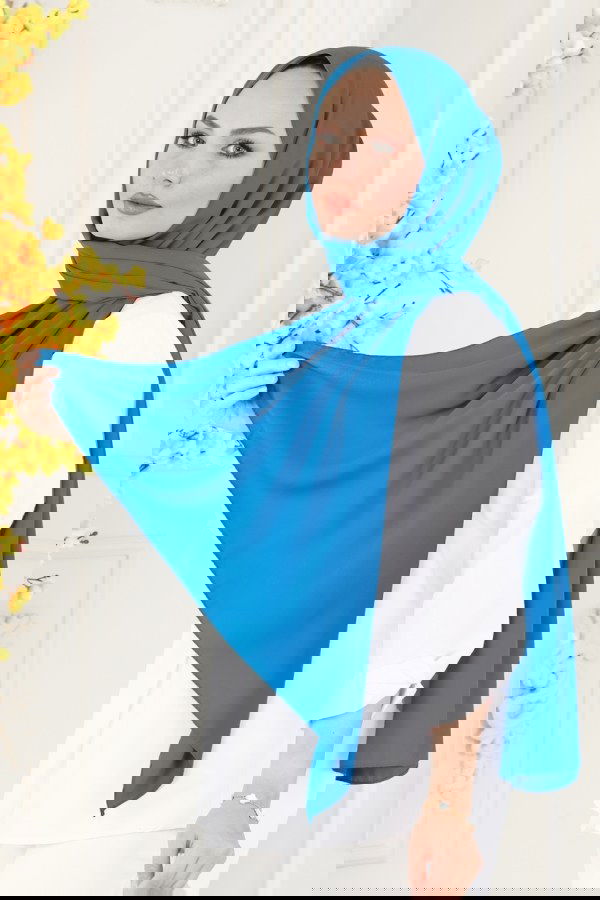 Modaselvim NET 20%+20% DISCOUNT IN THE CARD Shawl 500MDL873 Blue