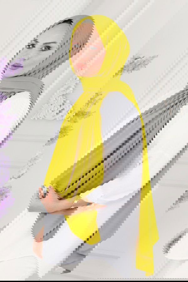 Modaselvim خصم صافٍ20%+20% في سلة التسوق 500MDL873 كبريتي حجاب طويل