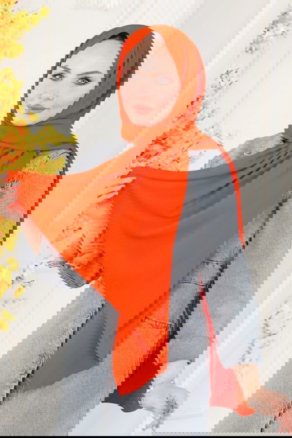 Modaselvim NET 20%+20% DISCOUNT IN THE CARD Shawl 500MDL873 Orange