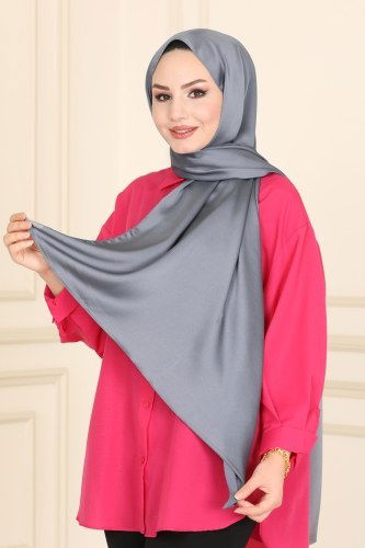 moda selvim Shawl EHM607 Dark Gray - Thumbnail