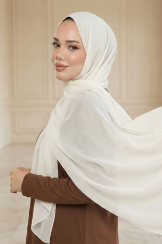 P.L. - Shawl PL3003 Ecru