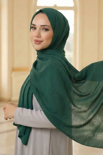 P.L. - PL3003 الزيتي حجاب طويل