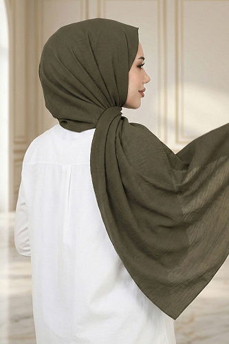 moda selvim PL3003 العفني حجاب طويل - Thumbnail