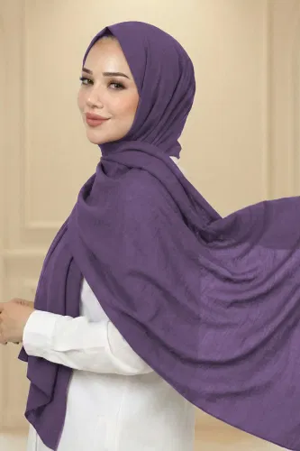 P.L. - PL3003 ارجواني فاتح حجاب طويل