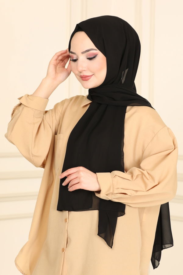 Modaselvim EXPECTED 11.11 DISCOUNTS Shawl PL3006 Black