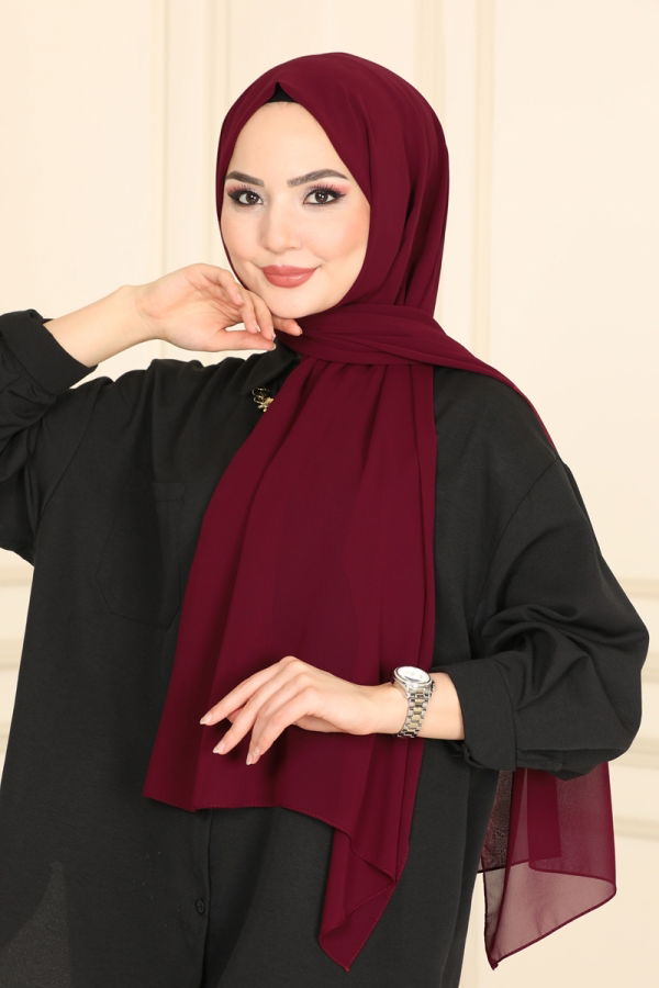 Modaselvim Shawls Shawl PL3006 Claret Red