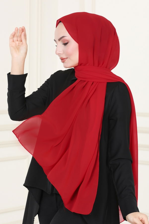 Shawl PL3006 Red - 2