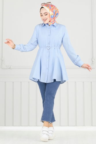 A.S.N. - Shirt 256ASN888 Baby Blue