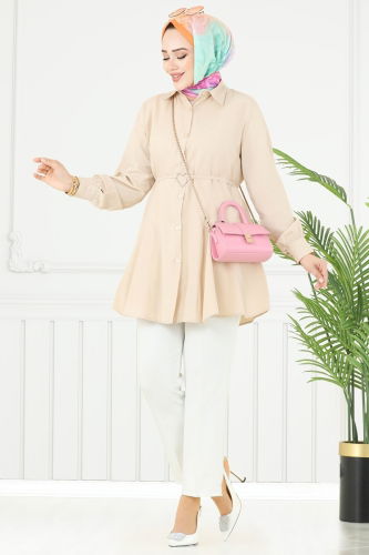 A.S.N. - Shirt 256ASN888 Stone
