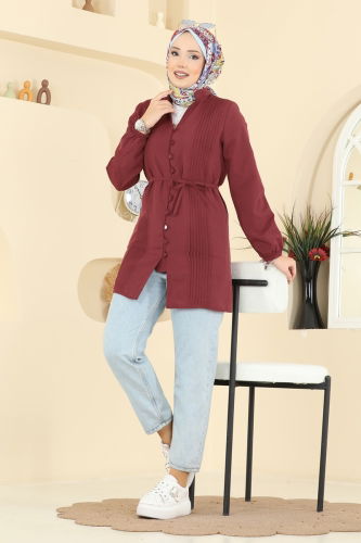 A.S.N. - Shirt 299ASN888 Burgundy