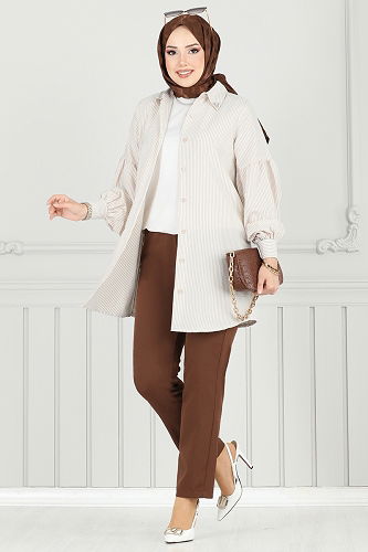 moda selvim Shirt 3093HBS856 Vision - Thumbnail