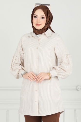 moda selvim Shirt 3093HBS856 Vision - Thumbnail