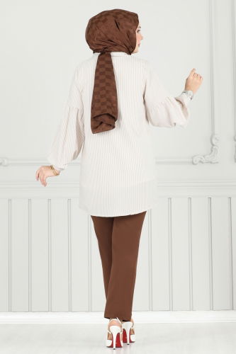 moda selvim Shirt 3093HBS856 Vision - Thumbnail