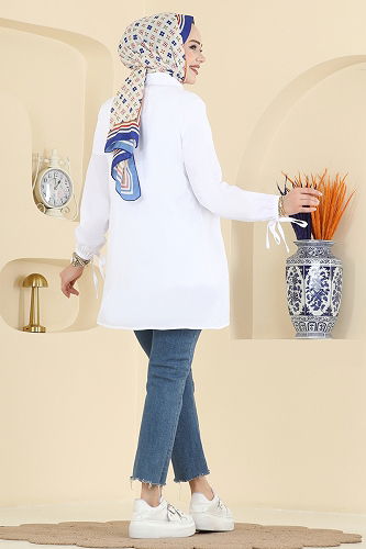 moda selvim قميص سكري 337ASN888 - Thumbnail