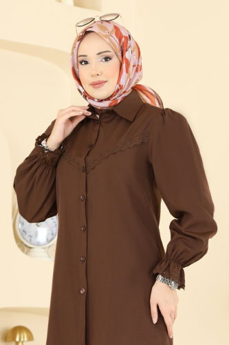 A.S.N. - Shirt 341ASN888 Brown