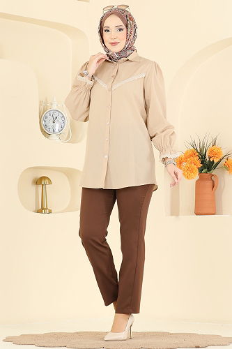 moda selvim Shirt 341ASN888 Vision - Thumbnail