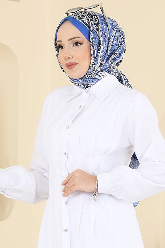 moda selvim قميص سكري 500ASN888 - Thumbnail