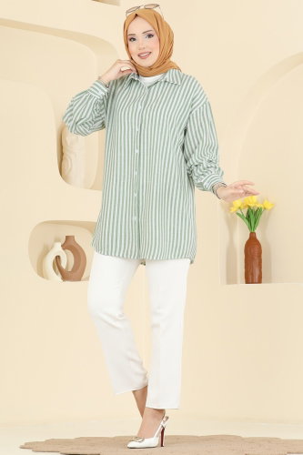 T.E.G. - Shirt 8037TEG847 Almond Green