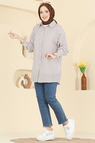moda selvim Shirt 8037TEG847 Vision - Thumbnail