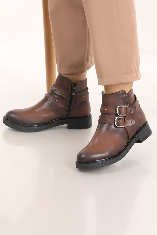 Modaselvim Shoes / Boots Shoes 7051POS830 Tan