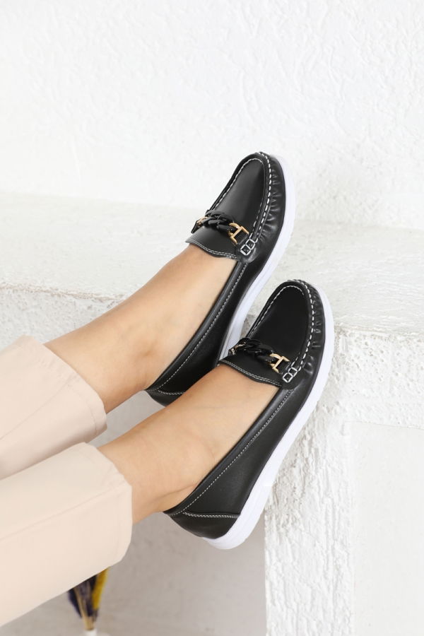 Modaselvim Babets / Loafers Shoes 7054POS830 Black