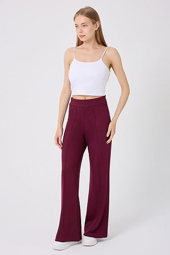 moda selvim Shooting 212DRN1147 Burgundy - Thumbnail