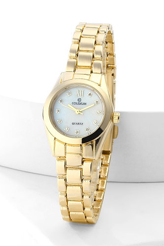 moda selvim Şık Kadın Kol Saati 30CLSK1184 Gold - Thumbnail