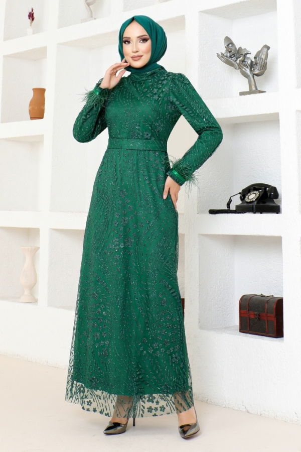 Modaselvim خصم صافٍ20%+20% في سلة التسوق أبييYGS6569-M الزمرد