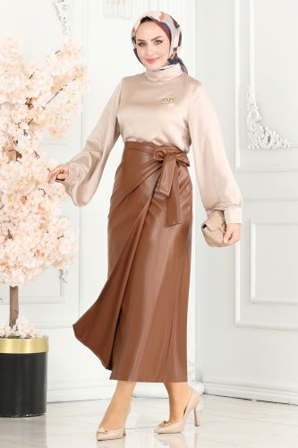 M.S.M. - SKIRT 105MSM187 Tan