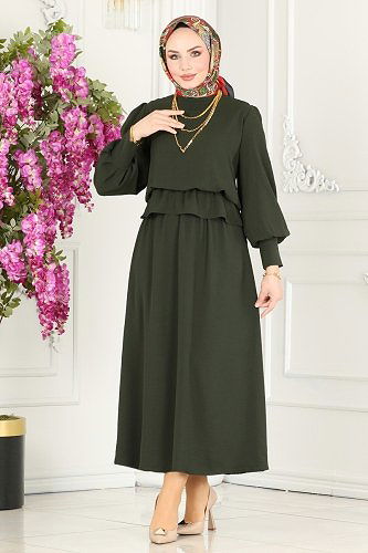 moda selvim مجمعة 145MP806 هاكي - Thumbnail