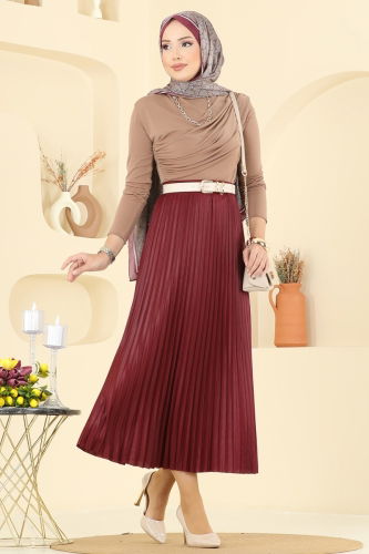 O.Z.T. - Skirts 030OZT1013 Burgundy