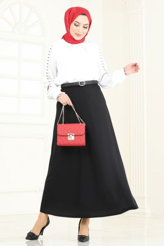 H.B.S. - Skirts 100HBS856 Black