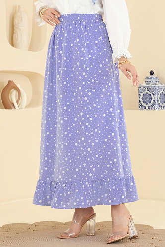 moda selvim التنانير أزرق 131NZRK1200 - Thumbnail