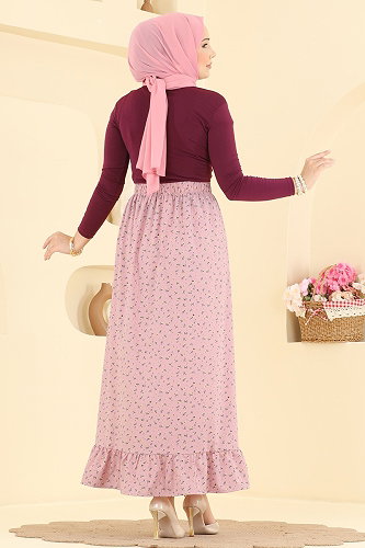 moda selvim التنانير وردي 133NZRK1200 - Thumbnail