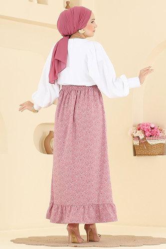 moda selvim Skirts 134NZRK1200 Rose Dried - Thumbnail