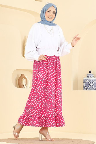 moda selvim التنانير فوشي 135NZRK1200 - Thumbnail