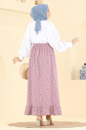 moda selvim Skirts 136NZRK1200 Rose Dried - Thumbnail