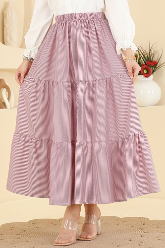moda selvim التنانير خمري 140NZRK1200 - Thumbnail