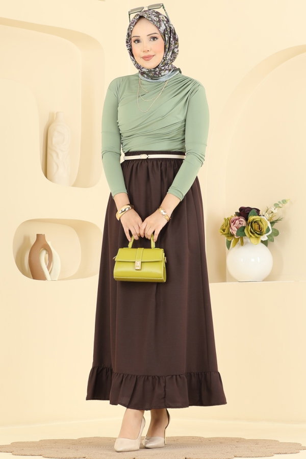 Modaselvim Skirt Skirts 148NZRK1200 Brown